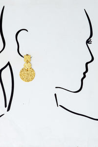 Gia - Geo Nugget Earrings