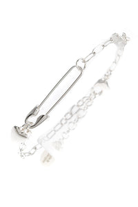 HEART CLIP CHARM CHAIN BRACELET