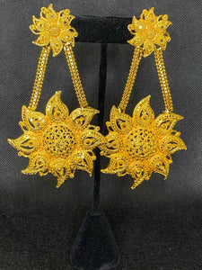 Golden Sunrise - 22KT Gold Plated Earrings