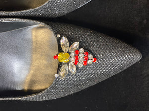 Honey Bee Please Shoe Clips