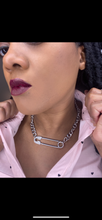 Load image into Gallery viewer, Pin Me - Safety Pin Chain Necklace
